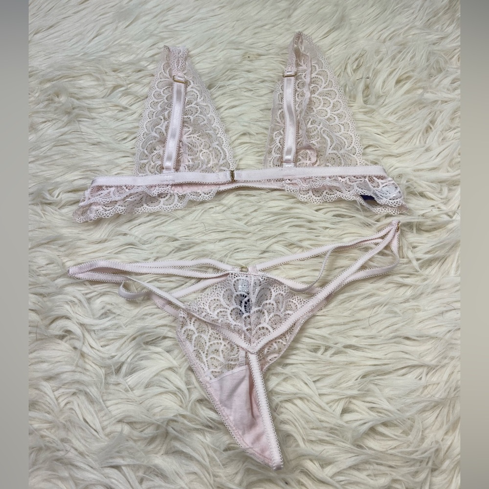 Journelle • ‘Karina’ Bralette+Thong Set • Slipper • M - Picture 11 of 12